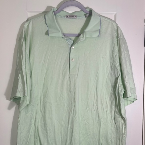 Peter Millar Other - Peter‎ Millar Crown Sport Mint Green Polo 100% Cotton Size XL